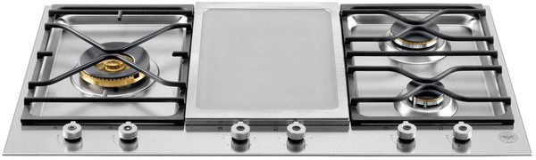 картинка Газо-электрическая варочная панель Bertazzoni PM36 3 0G X от интернет-магазина exklusiv-bt